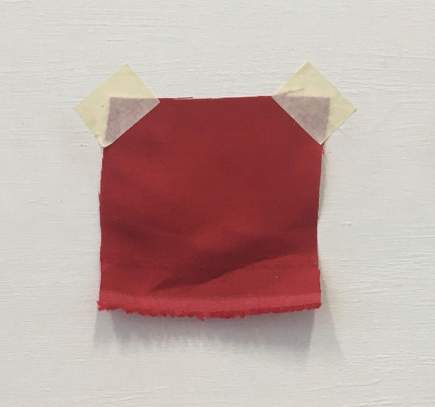 Red Linen — mid-weight plain-weave linen with a slightly crisp handle that softens with wear, 100% linen, 135cm wide