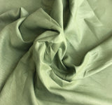 Dill Linen — mid-weight plain-weave linen with a slightly crisp handle that softens with wear, 100% linen, 135cm wide
