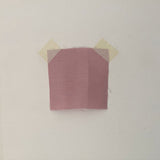 Dusty Pink Linen — mid-weight plain-weave linen with a slightly crisp handle that softens with wear, 100% linen, 135cm wide