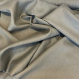Sage Linen — mid-weight plain-weave linen with a slightly crisp handle that softens with wear, 100% linen, 135cm wide