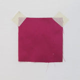 Lipstick Silk Dupion — mid-weight and crisp with a lightly slubbed texture, 100% silk, 137cm wide