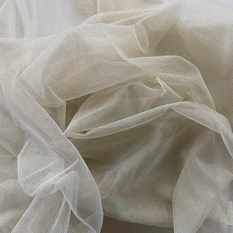Lurex tulle Cream Gold