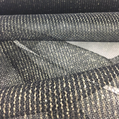 Lurex tulle Black Gold