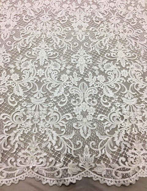 Corded Tulle Lv10397 Ivory