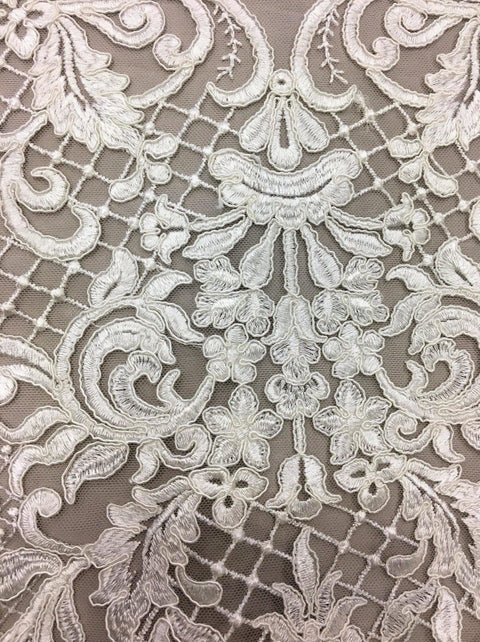 Corded Tulle Lv10397 Ivory