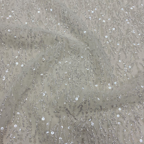 Sequined Tulle (LV10720) Ivory