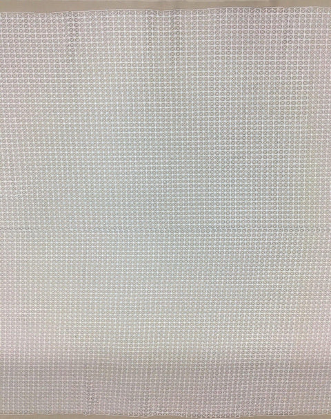 Double Lattice Tulle Lv11001 White