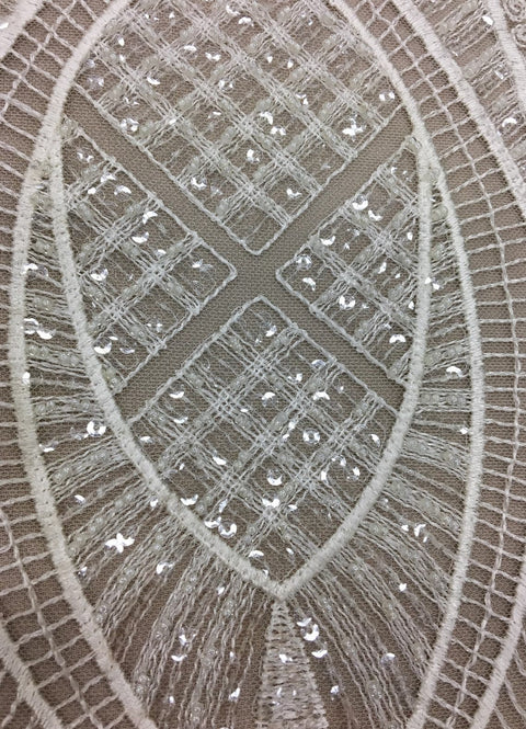 Embellished Tulle Lv11214 Ivory