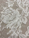 Embroidered Floral Tulle (LV11246) All Ivory