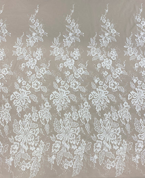 Embellished Tulle (LV11676) Ivory