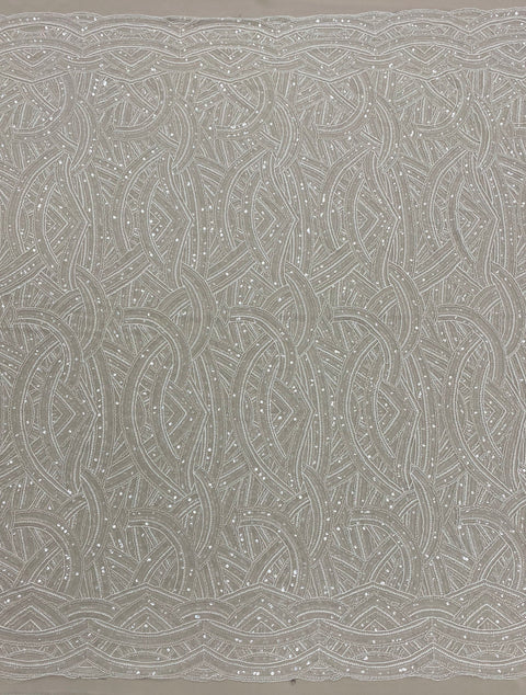 Embellished Tulle (Lv11952) Ivory