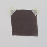 Mahogany Silk Georgette — lightweight and semi-sheer with a matte crepe texture and a soft, airy drape, 100% mulberry silk, 137cm wide