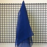 Midnight Silk Organza — lightweight, sheer and smooth with a low-sheen finish, 100% silk, 137cm wide