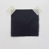 Navy Silk Dupion — mid-weight and crisp with a lightly slubbed texture, 100% silk, 137cm wide