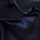 Stretch Silk Satin - Navy