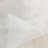 White Bridal Net — a fine hexagon-weave bridal tulle