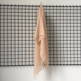 Nude Satin Chiffon — lightweight and sheer with a fluid, airy drape and a smooth satin luster finish, 100% mulberry silk, 140cm wide