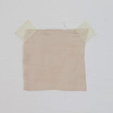 Nude Satin Chiffon — lightweight and sheer with a fluid, airy drape and a smooth satin luster finish, 100% mulberry silk, 140cm wide