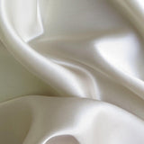 Oyster Sandwash Satin — lightweight and soft with a smooth luster satin finish, 100% mulberry silk, 140cm wide