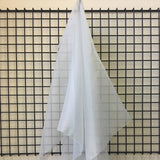 Pale Blue Silk Organza — lightweight, sheer and smooth with a low-sheen finish, 100% silk, 137cm wide