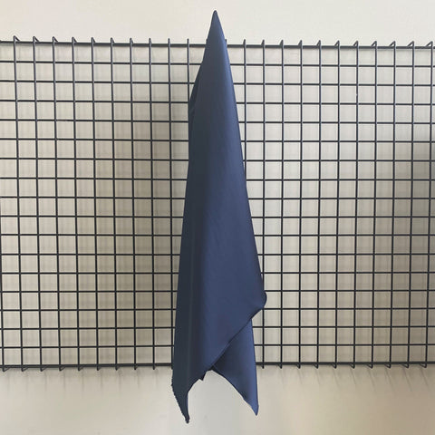 Stretch Polyester Satin Navy