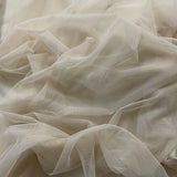 Milk Polyester Tulle — lightweight and soft, 100% polyester, 150cm wide