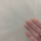Bone Polyester Tulle — lightweight and soft, 100% polyester, 150cm wide