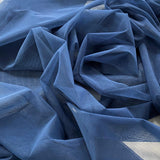 Navy Power Net — a fine two-way stretch net, ideal for lingerie and appliqué