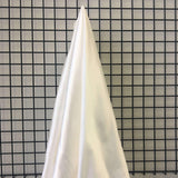 Ivory Queen Satin — a heavyweight silk with a delustred satin finish and structured handle, 100% silk