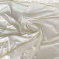 Recycled Stretch Polyester Crepe Ivory