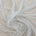 Recycled Woven Spot Tulle Ivory