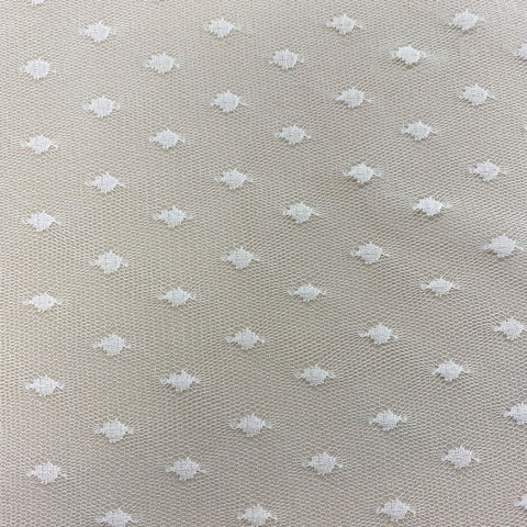 Recycled Woven Spot Tulle Ivory