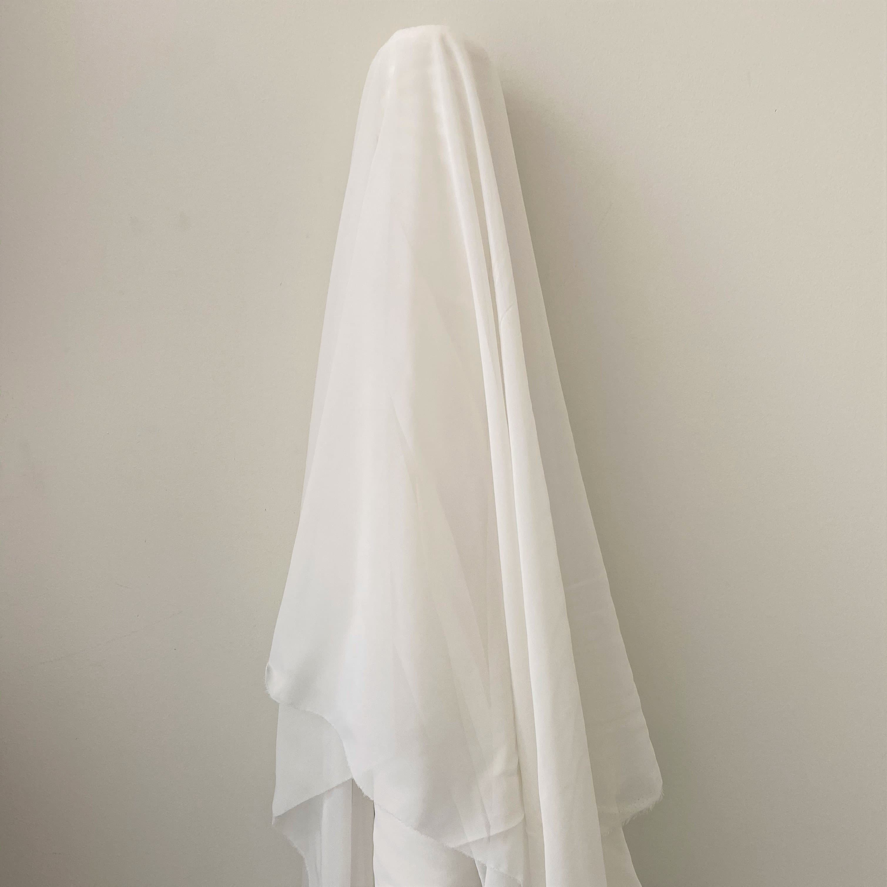 Recycled Polyester Chiffon Ivory