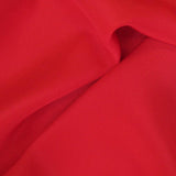 Rosa Red Crepe De Chine — lightweight with a low-sheen matte finish and a soft, fluid drape, 100% mulberry silk, 137cm wide