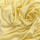 Butter Sandwash Satin — lightweight and soft with a smooth luster satin finish, 100% mulberry silk, 140cm wide