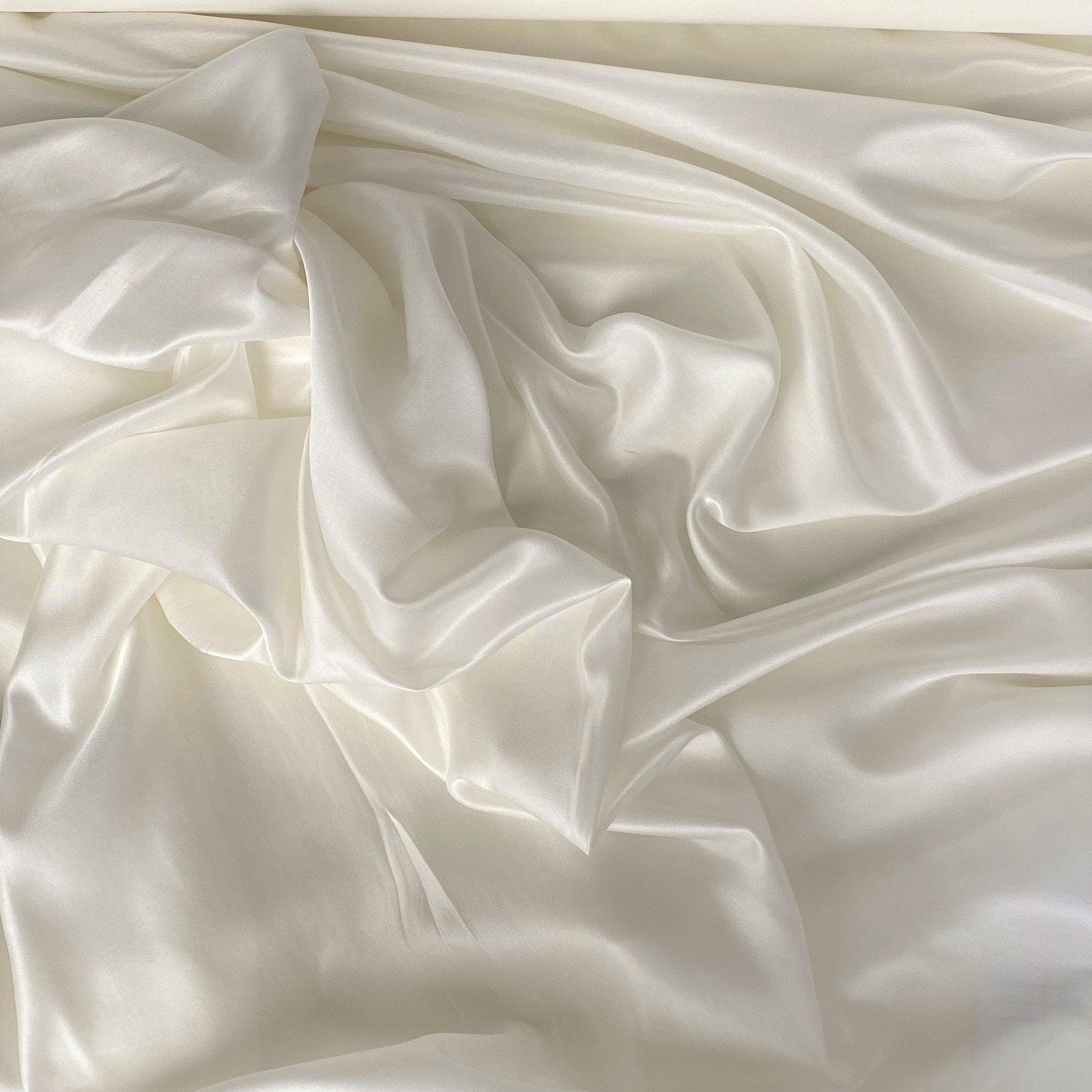 Silk Cotton Sateen Ivory, Wholesale Australia