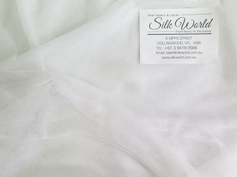 Silk Tulle White