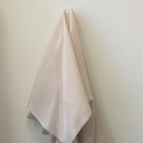 Almond Silk Cotton Voile — lightweight with a soft drape, a subtle texture and a low-sheen luster finish, 30% mulberry silk, 70% cotton, 137cm wide