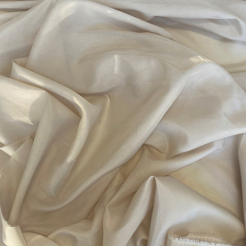 Remnant  Silk Cotton Voile Almond