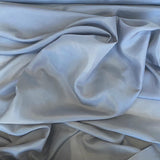 Gunmetal Silk Cotton Voile — lightweight with a soft drape, a subtle texture and a low-sheen luster finish, 30% mulberry silk, 70% cotton, 137cm wide