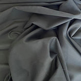 Khaki Silk Cotton Voile — lightweight with a soft drape, a subtle texture and a low-sheen luster finish, 30% mulberry silk, 70% cotton, 137cm wide