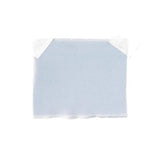Sky Blue Crepe De Chine — lightweight with a low-sheen matte finish and a soft, fluid drape, 100% mulberry silk, 137cm wide