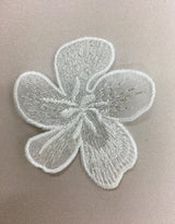 Flower Small Ivory Silver