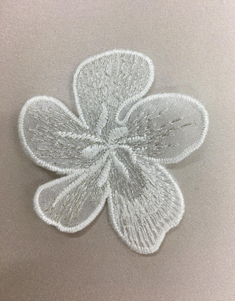 Flower Small Ivory Silver