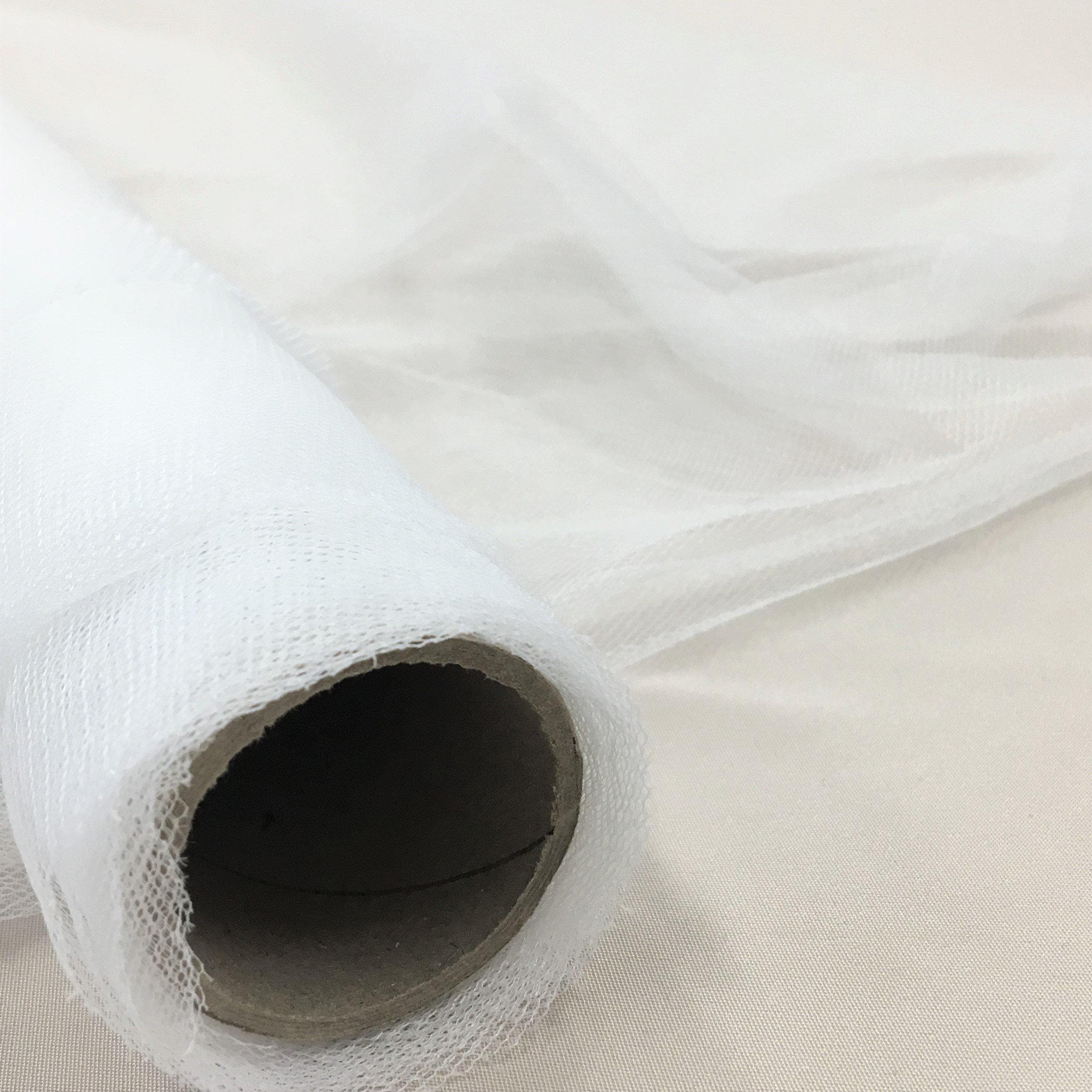 Soft Tulle Silk White – Silk World