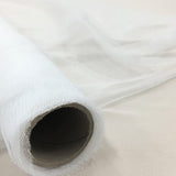 Silk White Soft Tulle — lightweight and soft, 100% polyester, 300cm wide