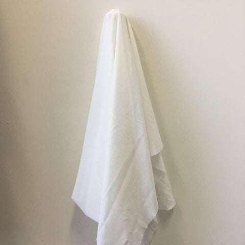 Georgette Stretch Ivory