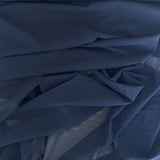 Georgette Stretch Navy