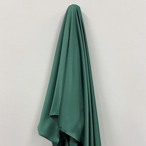 Remnant Stretch Polyester Lining Bottle Green