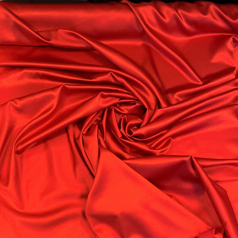 Stretch Polyester Lining Red